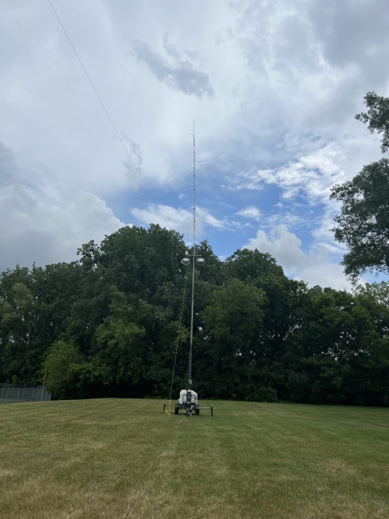 Vertical antenna at Field Day 2022