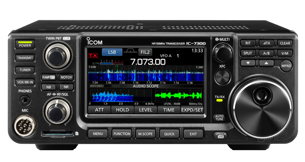 Icom 7300 ham radio.