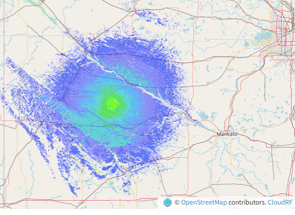 Wabasso DMR Repeater Coverage