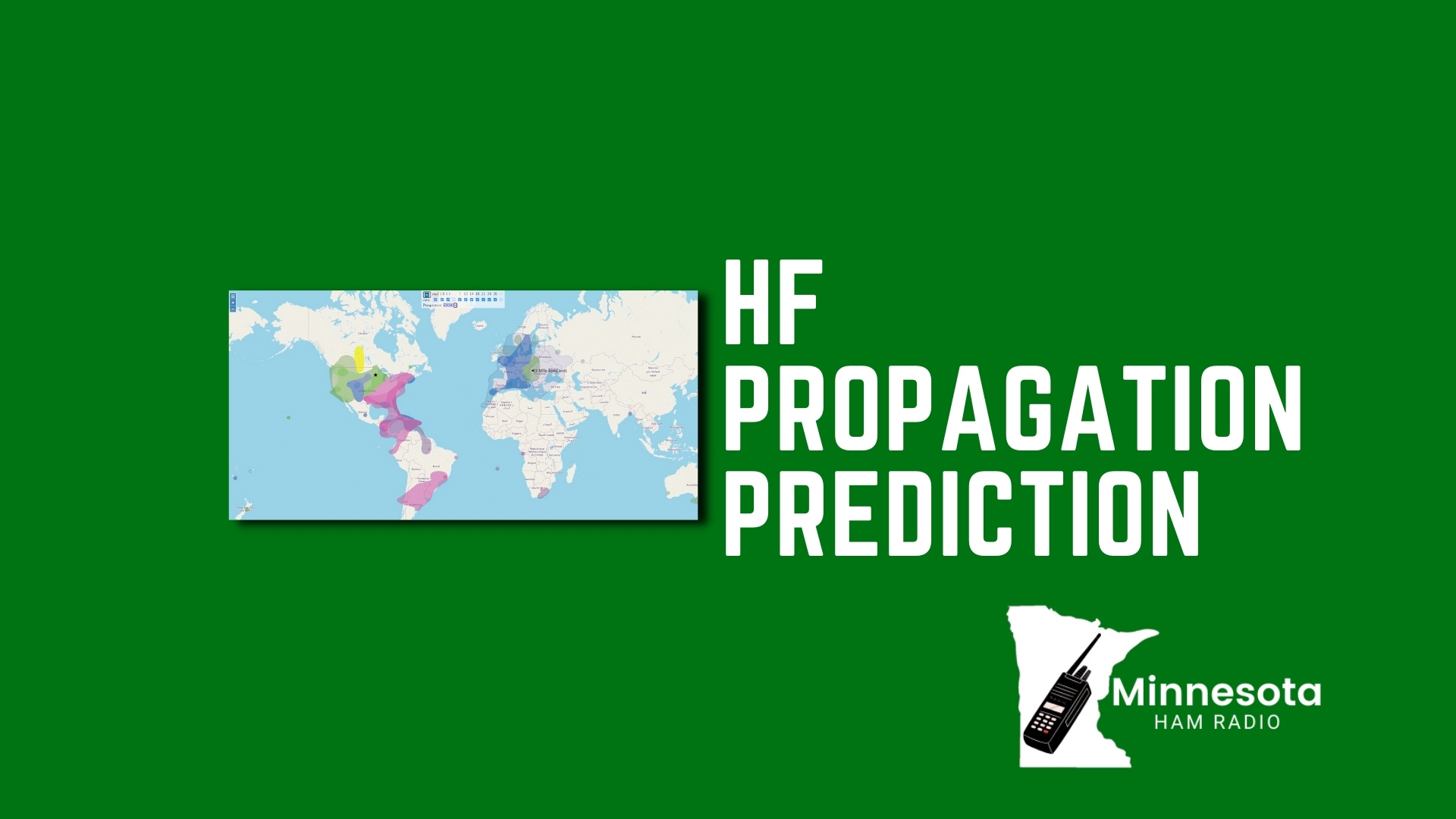 HF Propagation Prediction Map
