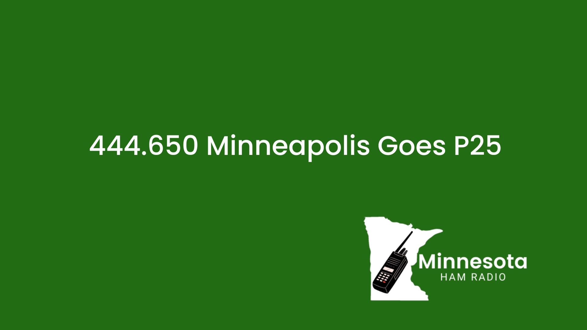 Minneapolis 444.650 Repeater